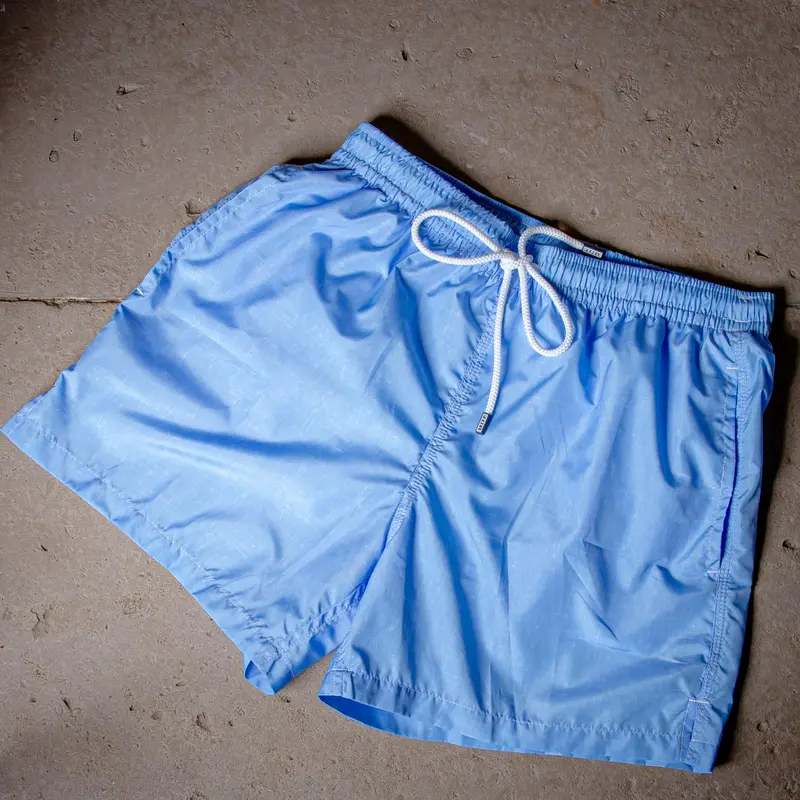 Maillot bleu ciel chiné