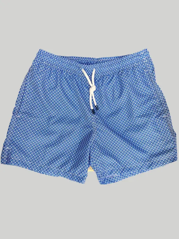 Maillot de bain bleu motif étoiles