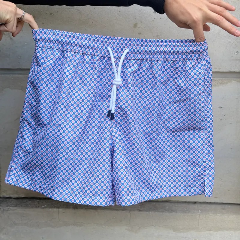 Maillot de bain « Madeira » bleu/rouge