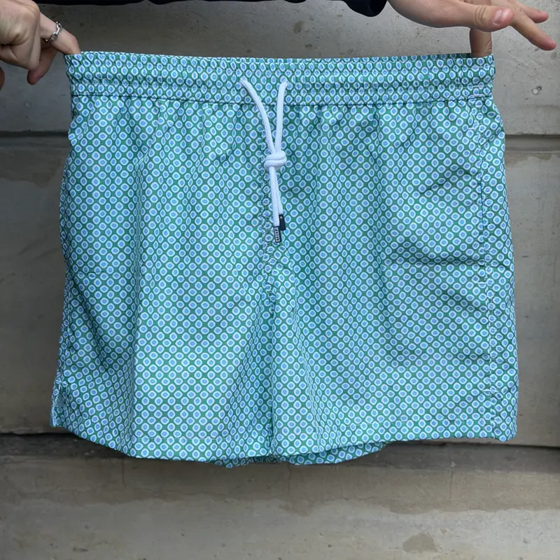 Maillot de bain « Madeira » motif vert turquoise