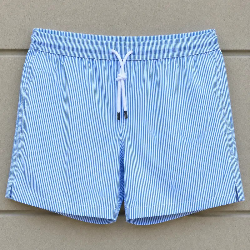 Maillot de bain "Madeira" seersucker bleu clair