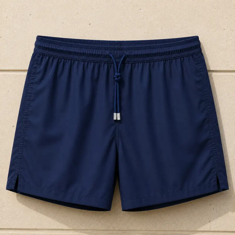 Maillot de bain "Madeira" uni bleu marine - FEDELI
