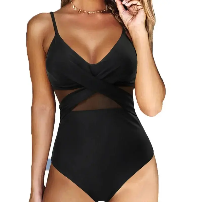 Maillot de bain une pièce Julia décolleté V plongeant