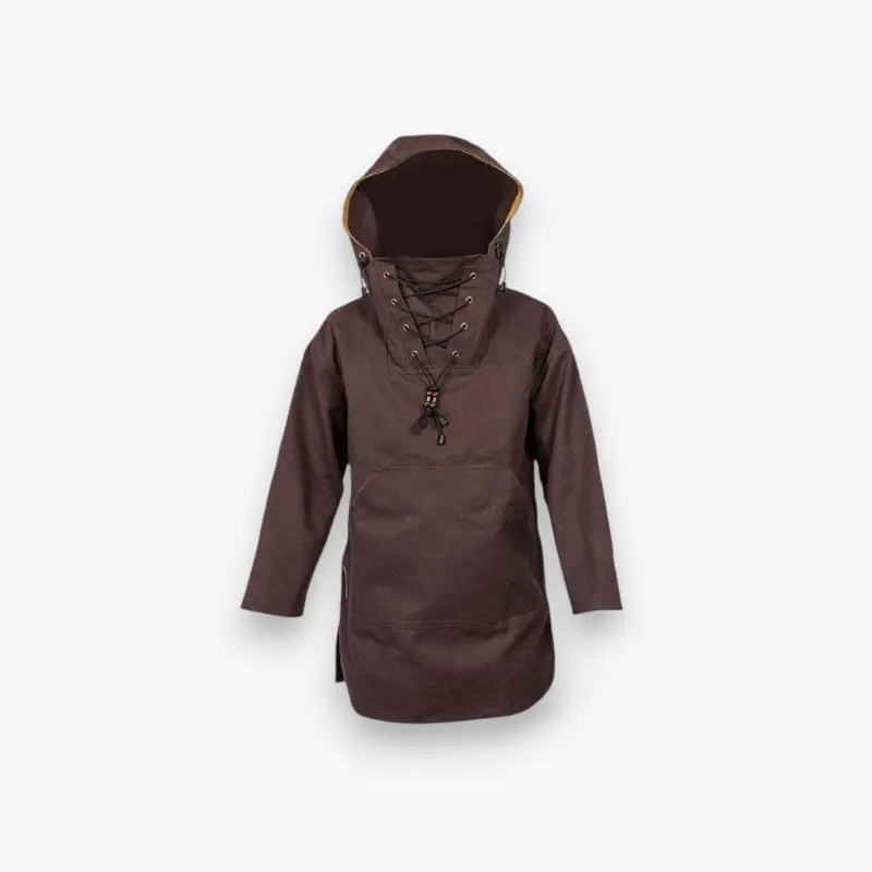 Manteau à capuche coupe ample manches longues