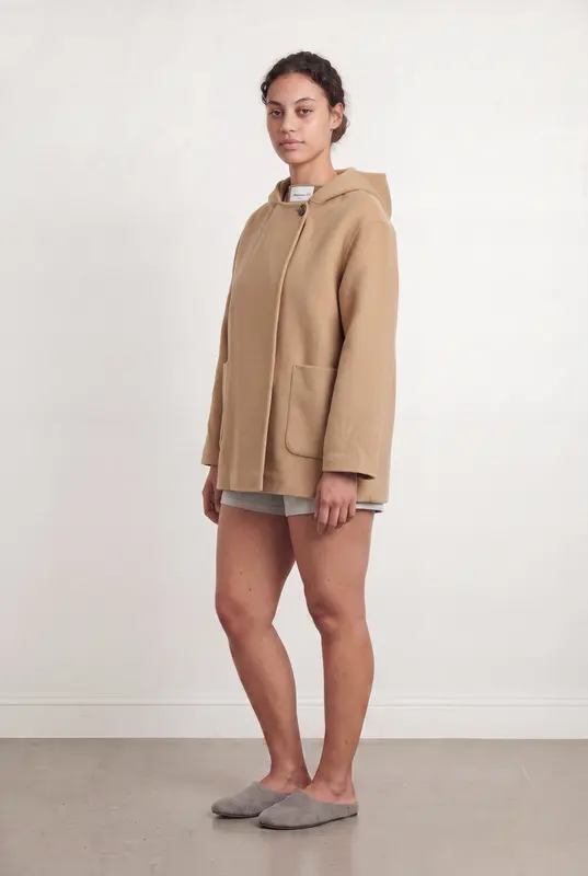 Manteau à Capuche Marron - Taille L/40