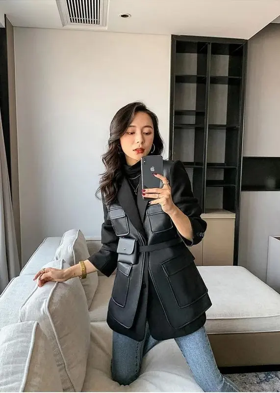 Manteau à manches longues femme