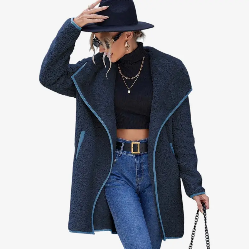 Manteau ample manches longues