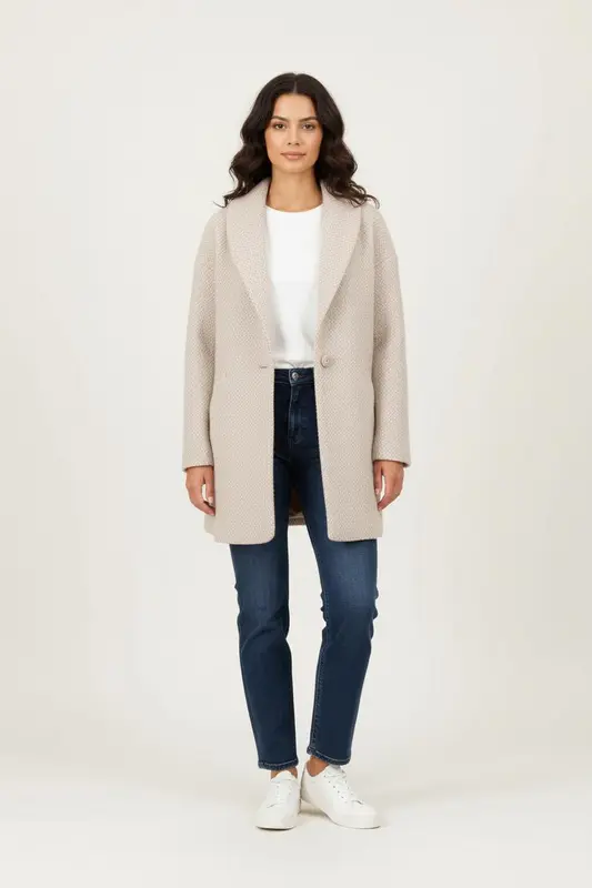 Manteau Beige - Taille XS/34