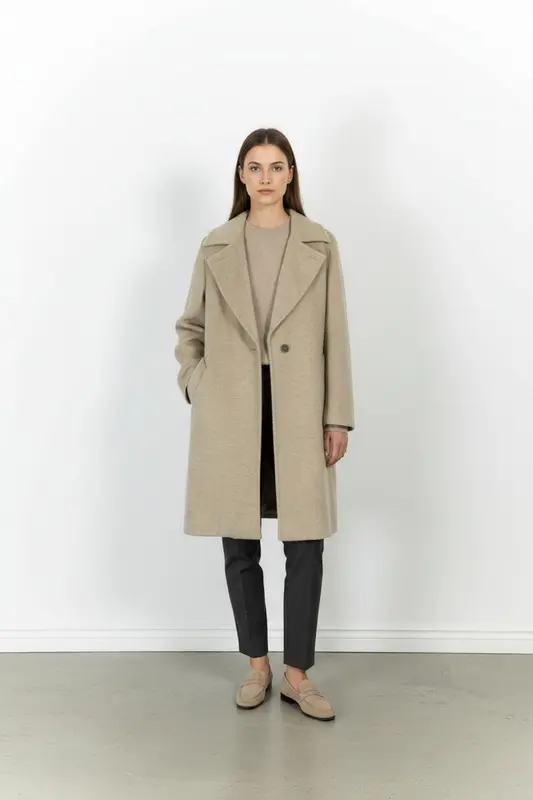 Manteau Beige - Taille XXXL/46