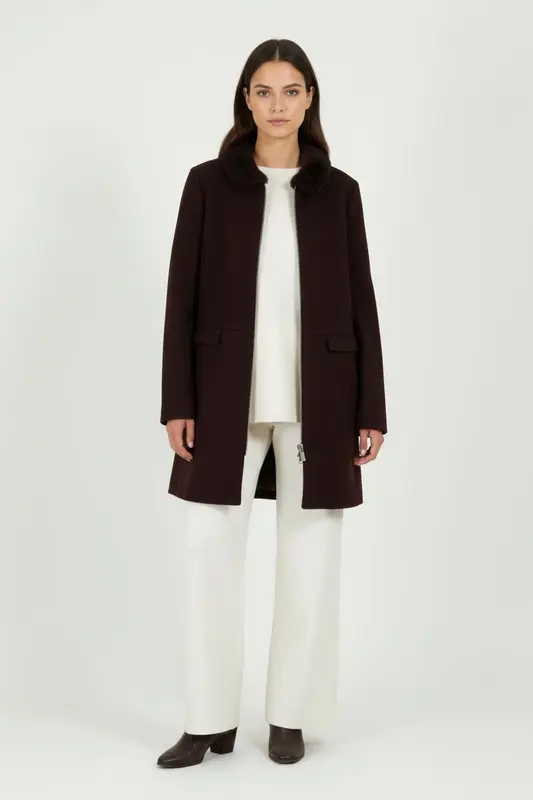 Manteau Bordeaux - Taille S/36