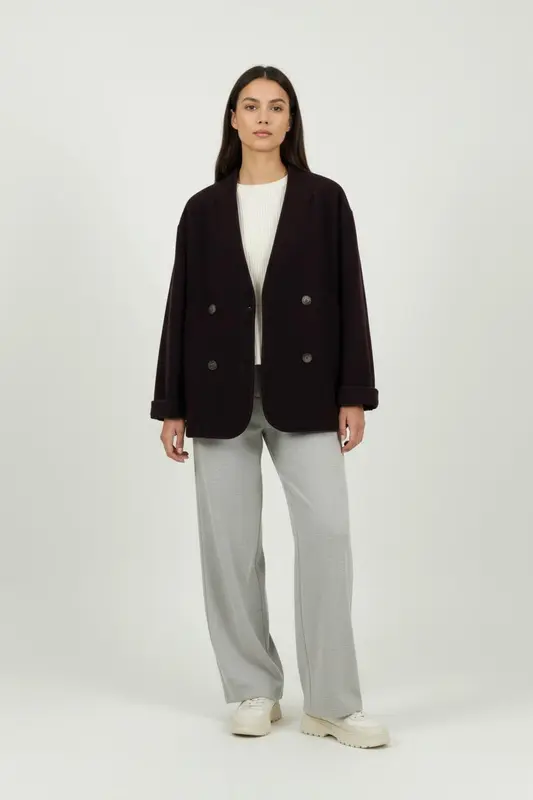 Manteau Bordeaux - Taille XL/42