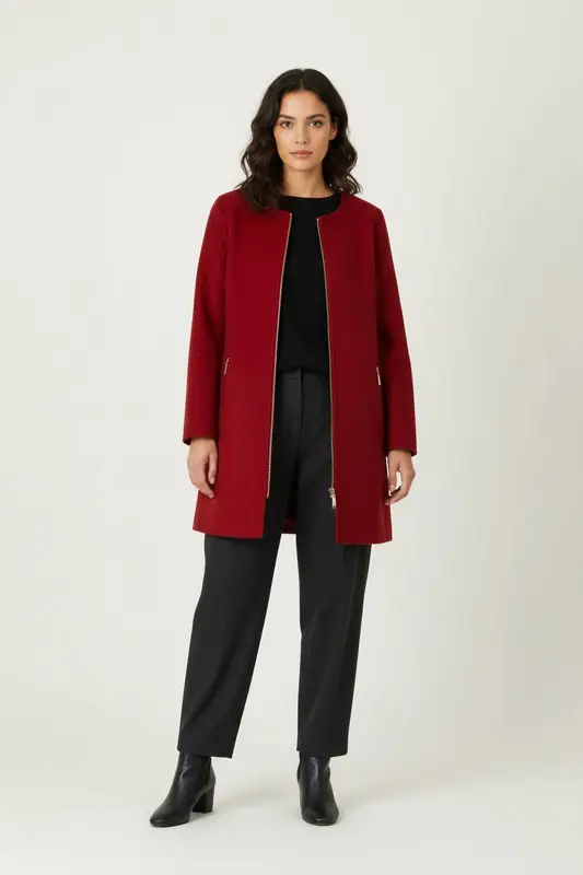 Manteau Bordeaux - Taille XXL/44