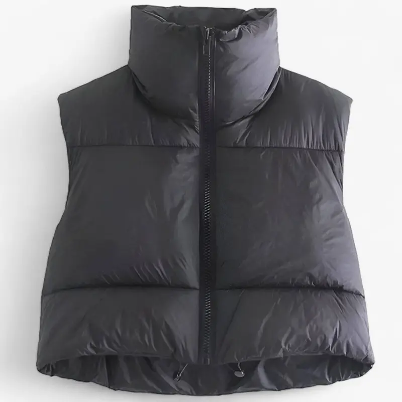 Manteau d'hiver sans manches femme