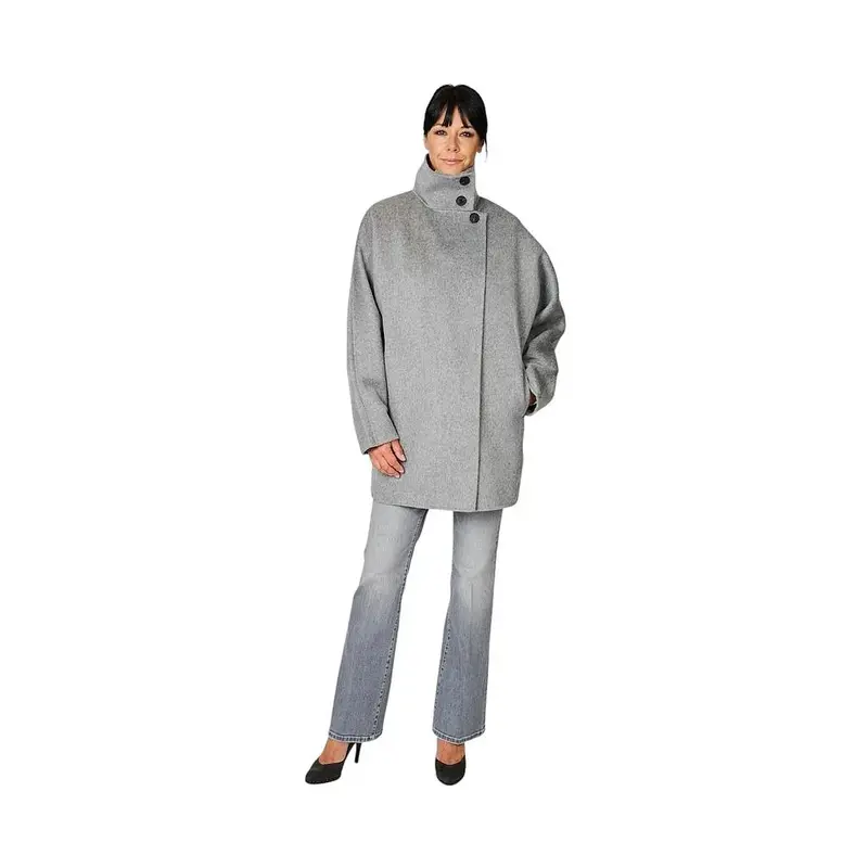 Manteau Dynamis Studio pour femme, gris clair