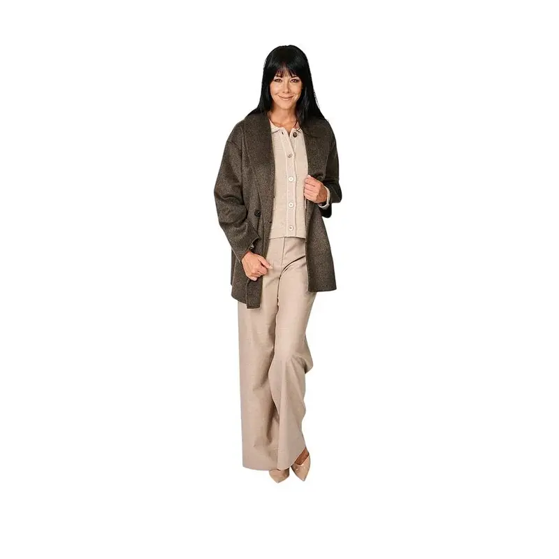 Manteau Dynamis Studio pour femme, marron