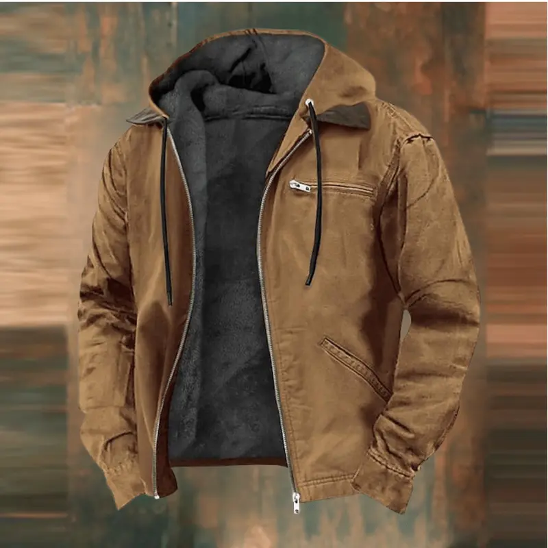 Manteau élégant avec col détachable et design intemporel