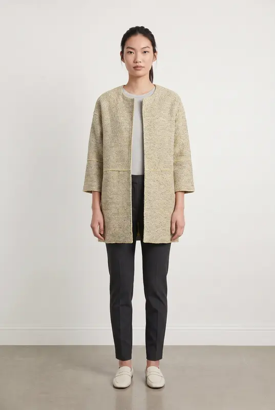 Manteau Jaune et Gris - Taille S/36