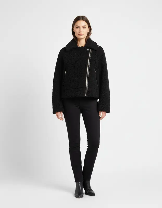 Manteau Noir - Taille XS/34