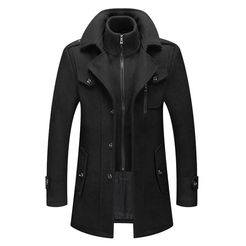 Manteau polyvalent au style masculin moderne