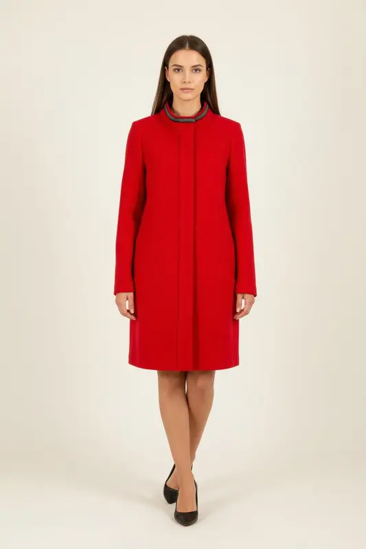 Manteau rouge - Taille M/38