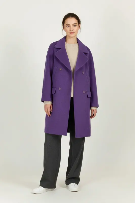 Manteau Violet - Taille M/38