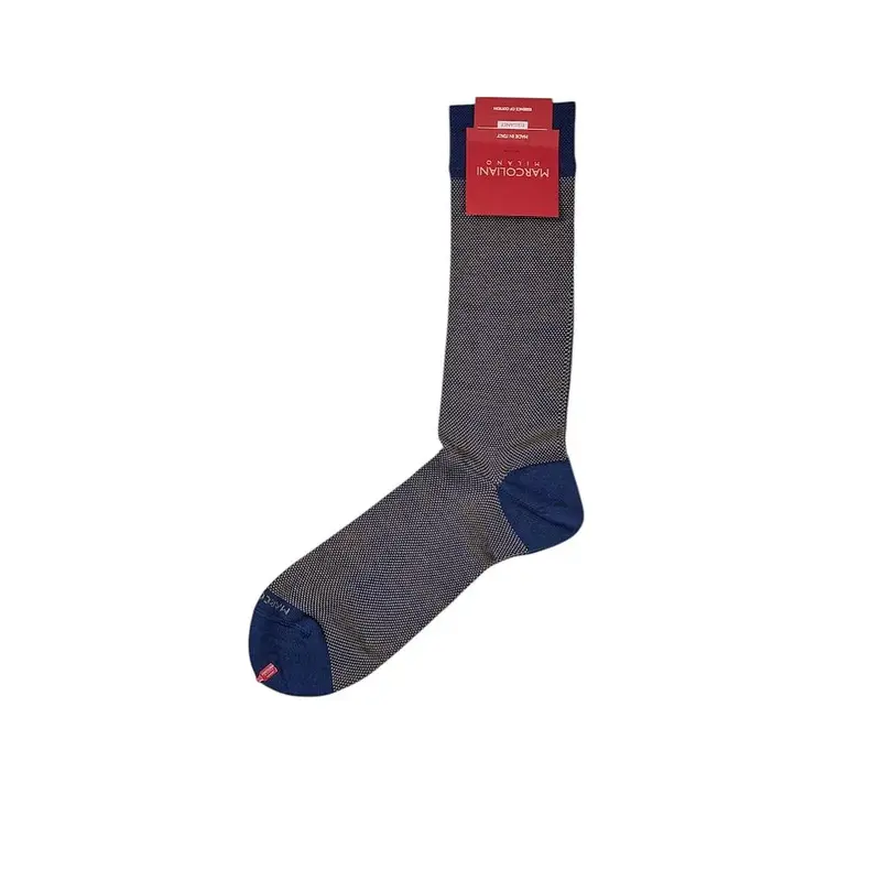 Marcoliani Milano Socks bas hommes bleus