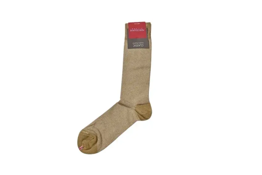 Marcoliani Milano Socks bas hommes kaki