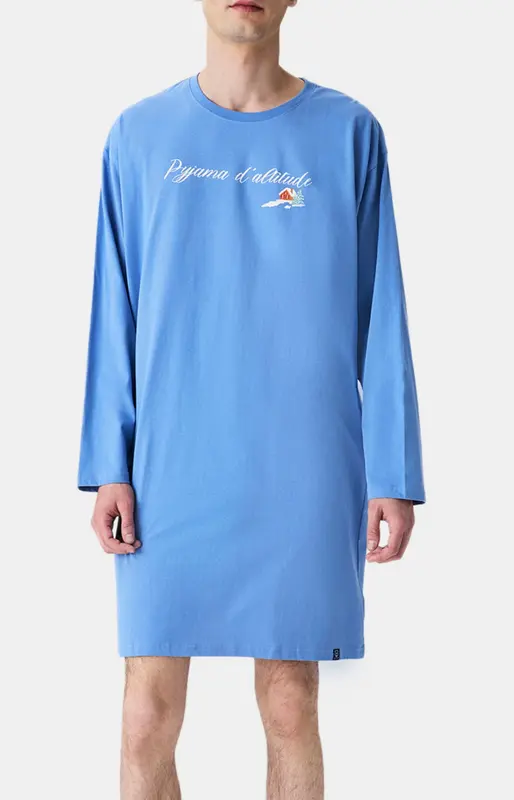 Maxi Tee-Shirt en jersey de coton épais - Noël en altitude