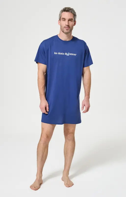 Maxi Tee-Shirt en jersey de coton léger - Les dents de l'amour