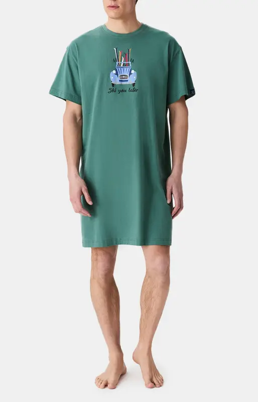Maxi Tee-Shirt en jersey de coton léger - Ski You Later