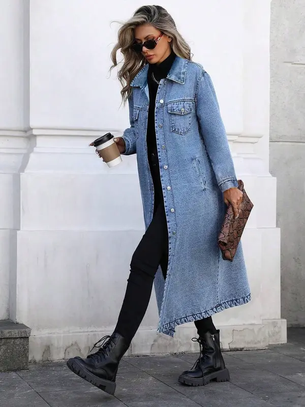 Maya - Veste Élégante en Denim