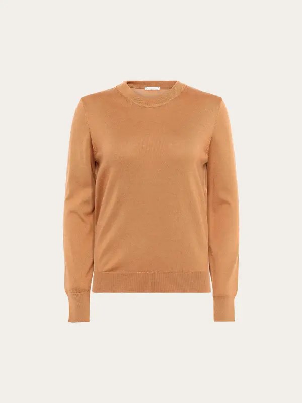 Merino crew neck sweater - Lion