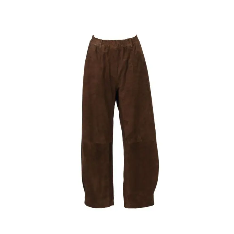 MIA (REF. 65195) CHOCO- PANTALON CHEVRE VELOURS