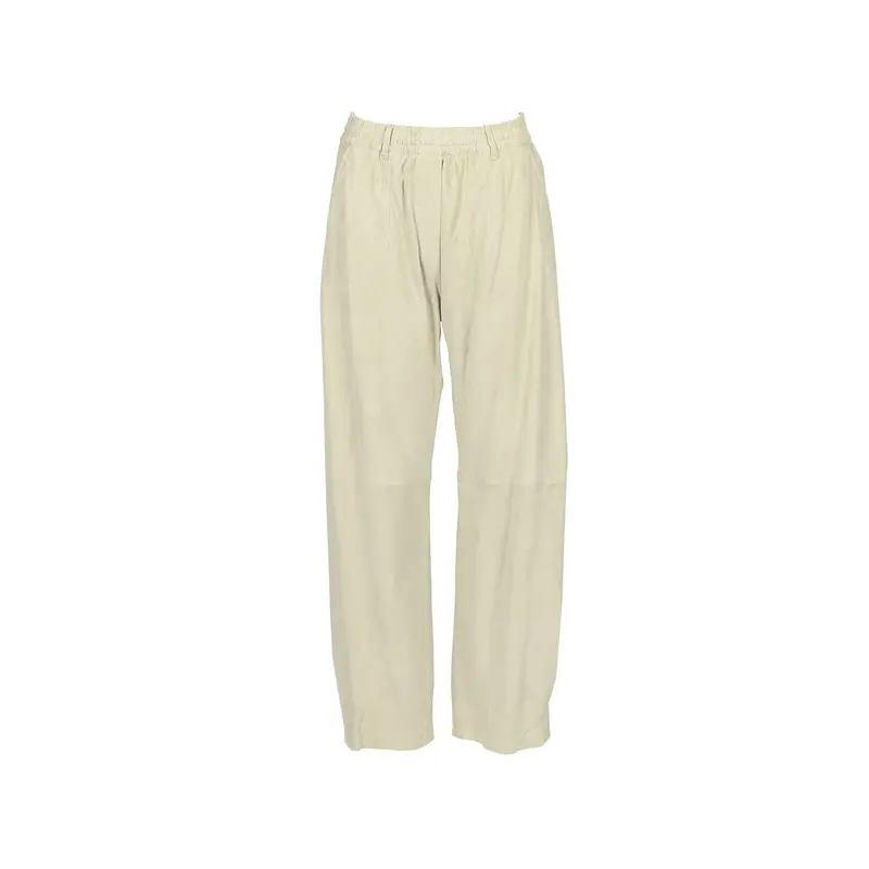 MIA (REF. 65195) IVOIRE - PANTALON CHEVRE VELOURS