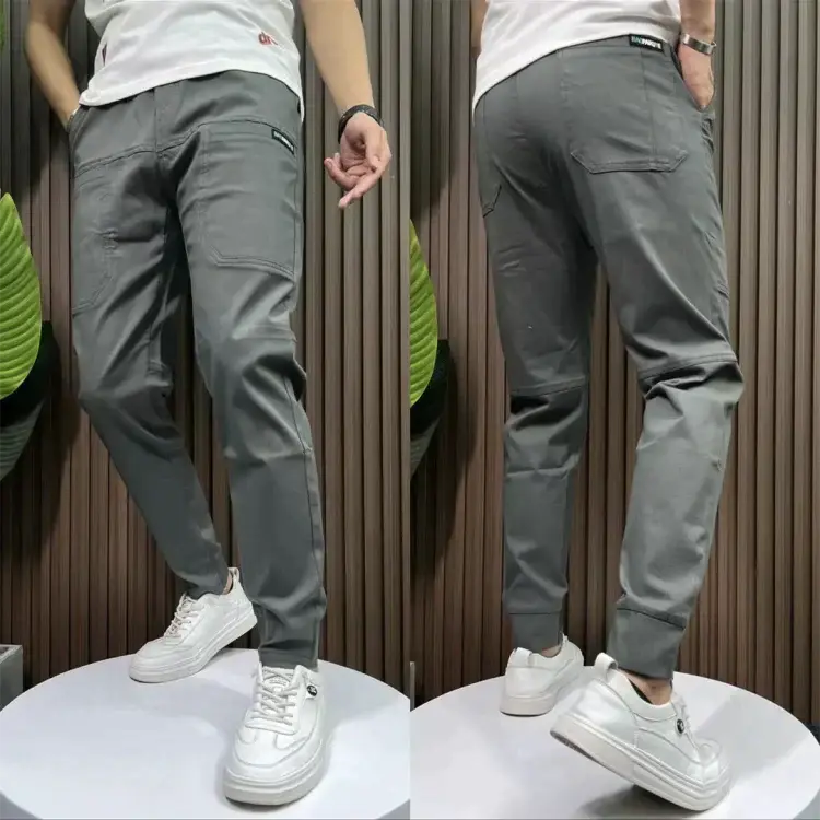 Milo - Pantalon cargo coupe slim avec poches