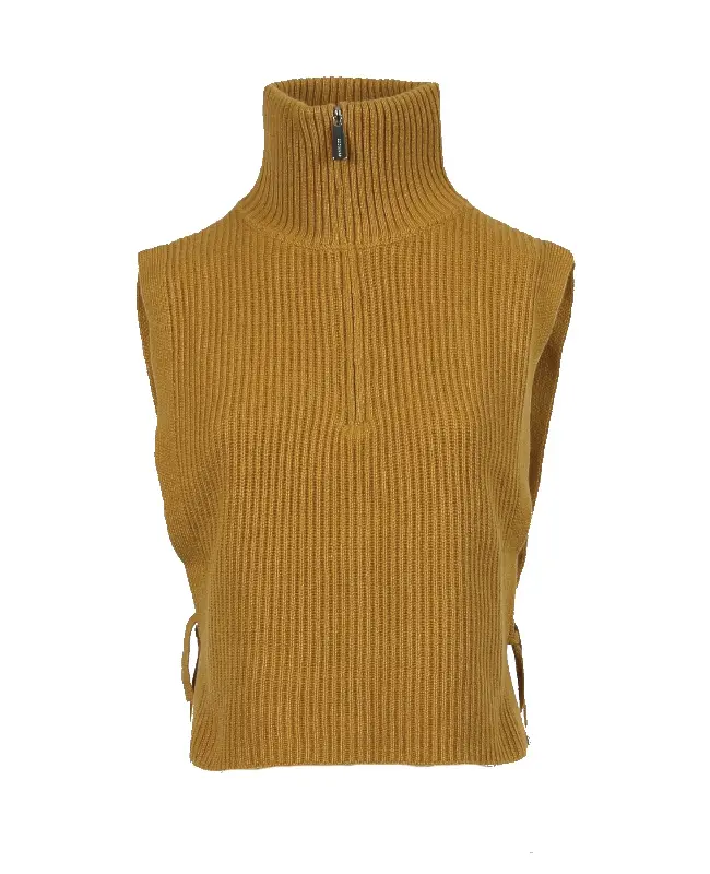 MIMOSA (REF. 64703) JAUNE FONCE- COL EN CACHEMIRE