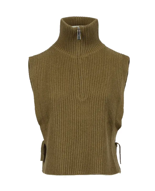MIMOSA (REF. 64703) KAKI CLAIR - COL EN CACHEMIRE