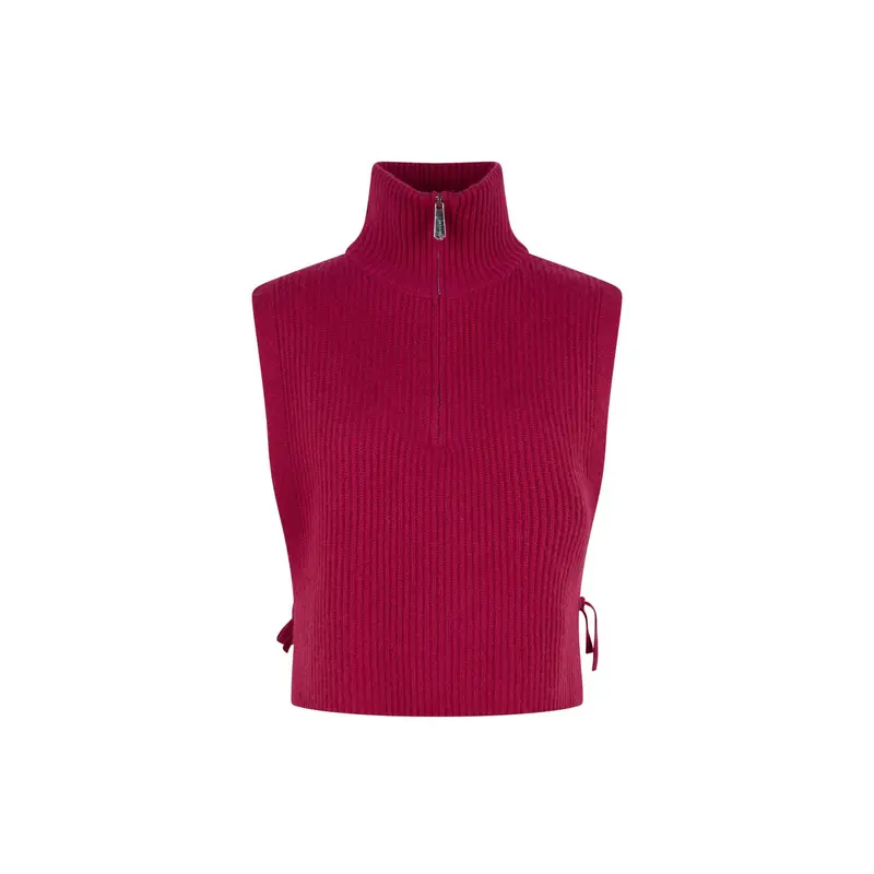 MIMOSA (REF. 64703) - ROSE FONCE - COL EN CACHEMIRE