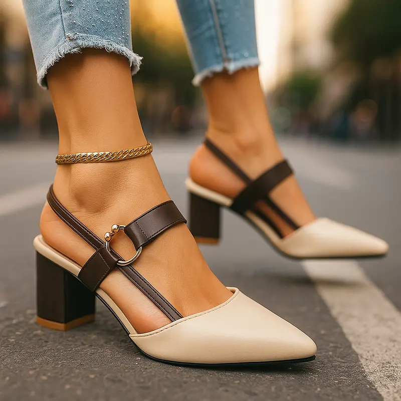 Mirella - Talons Chic Avec Anneau