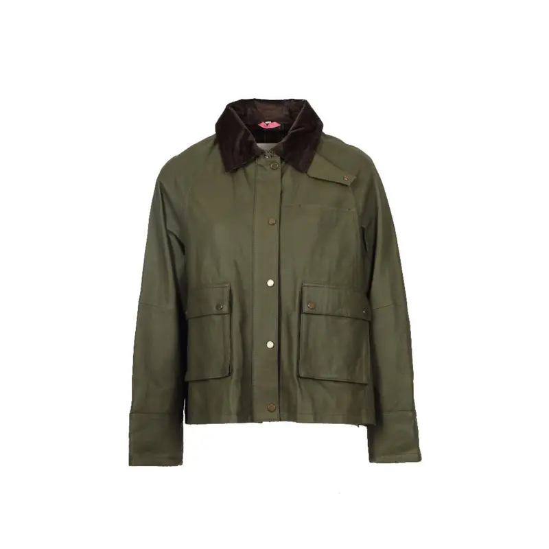 MISSOURI (REF.65076) KAKI - VESTE EN CUIR DE CHEVRE