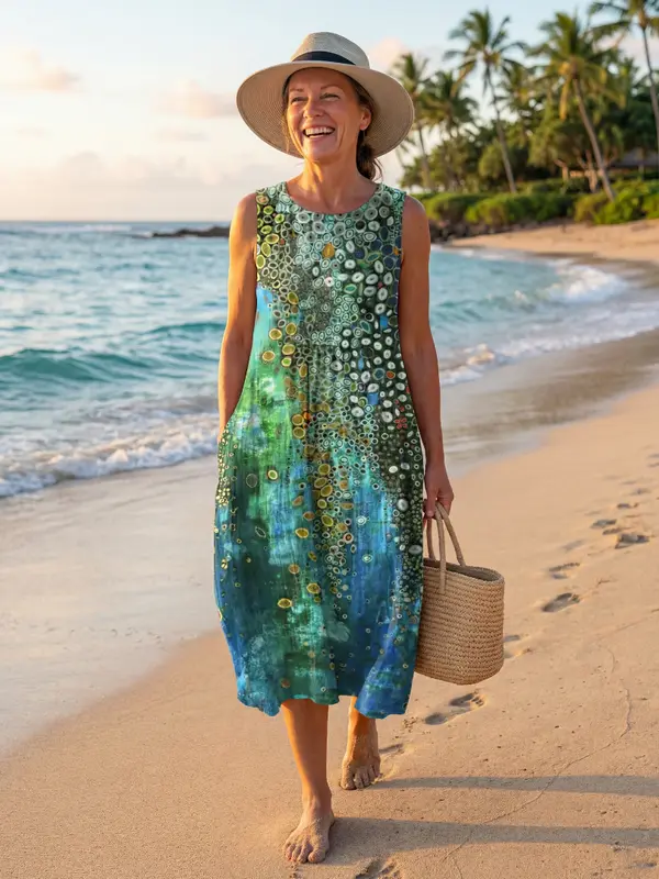 Moana - Robe Midi Décontractée