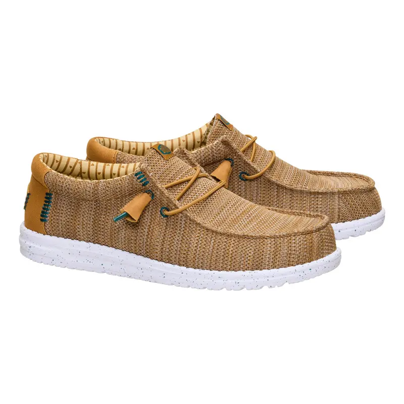 Mocassin HEY DUDE Homme WALLY STRETCH SOX camel