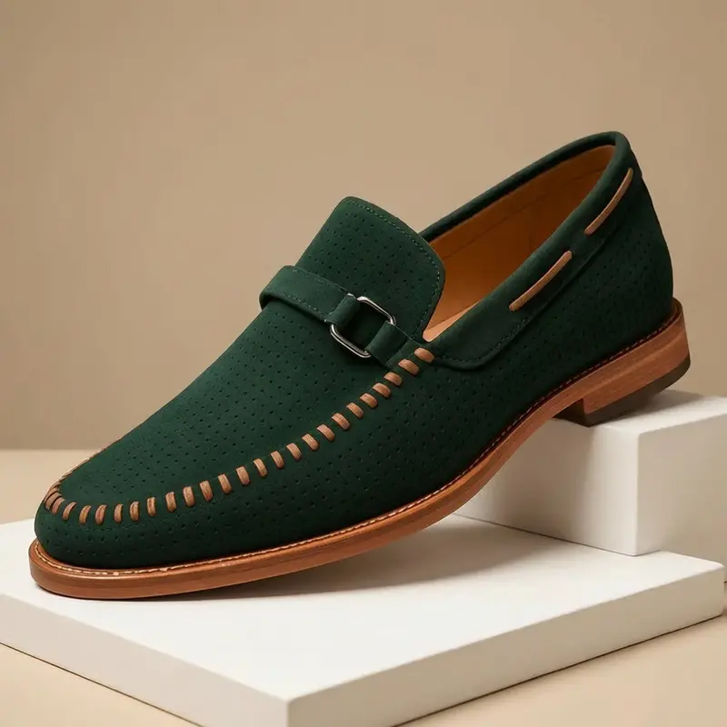 Mocassins tressés respirants, confort souple au quotidien