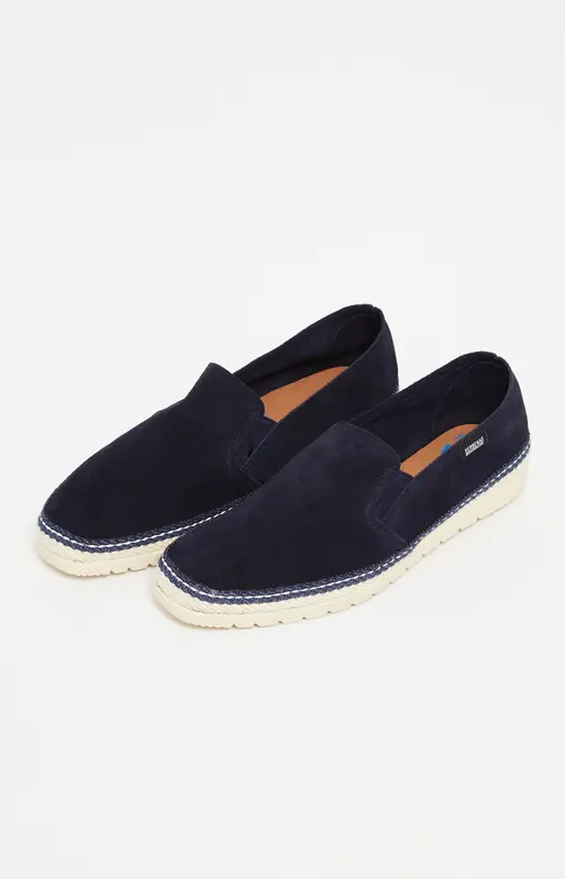 Mocassins unies - Marine