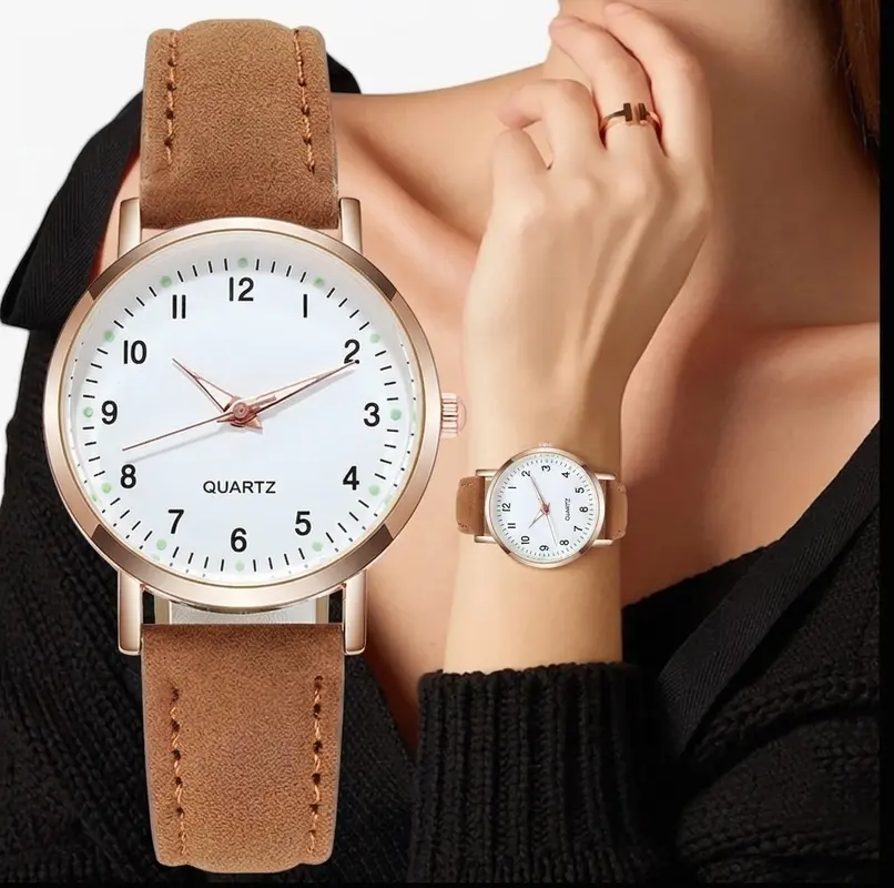 Montre à quartz minimaliste