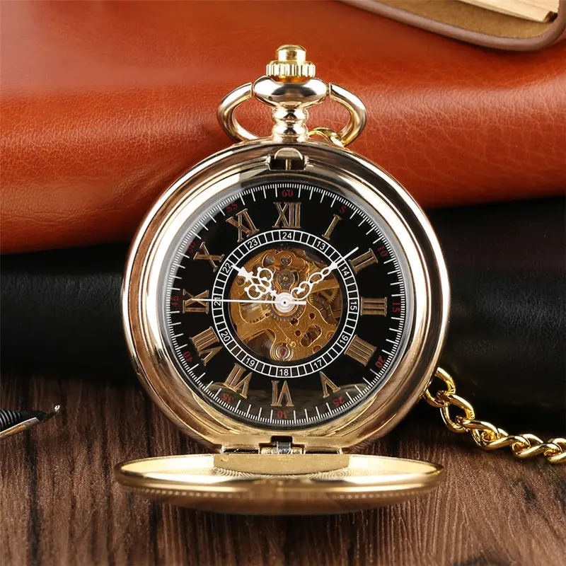 Montre dorée élégante pour homme