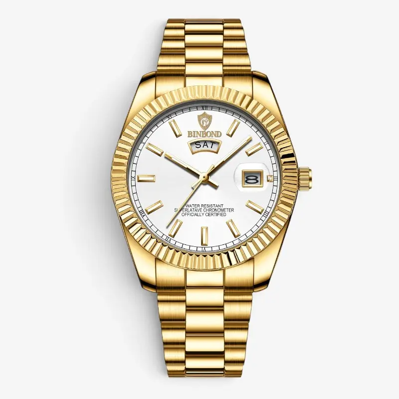 Montre homme à quartz jour-date