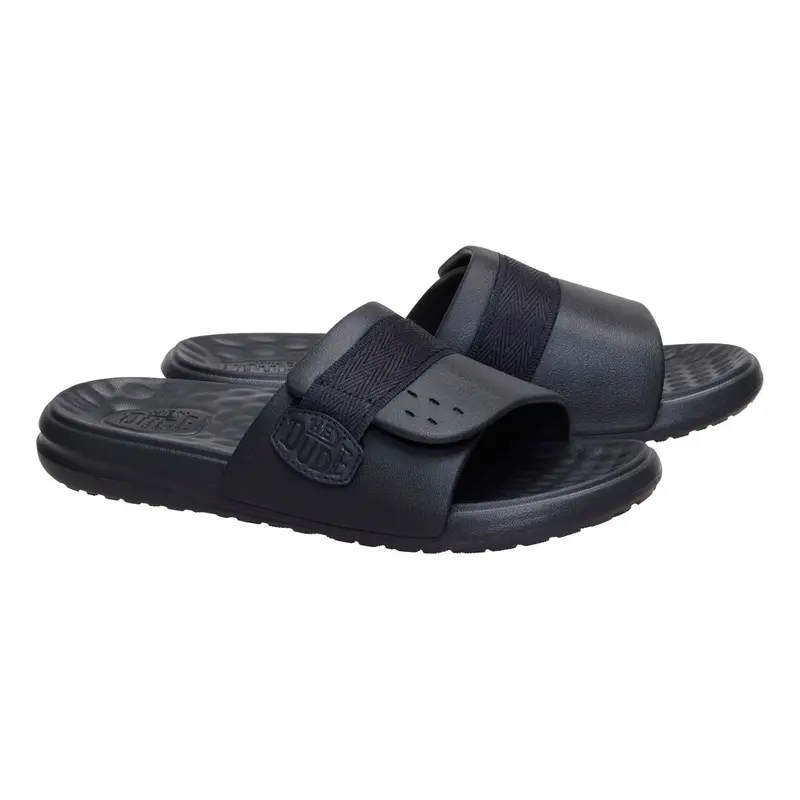 Mule HEY DUDE Homme WAVE ALT SLIDE noir