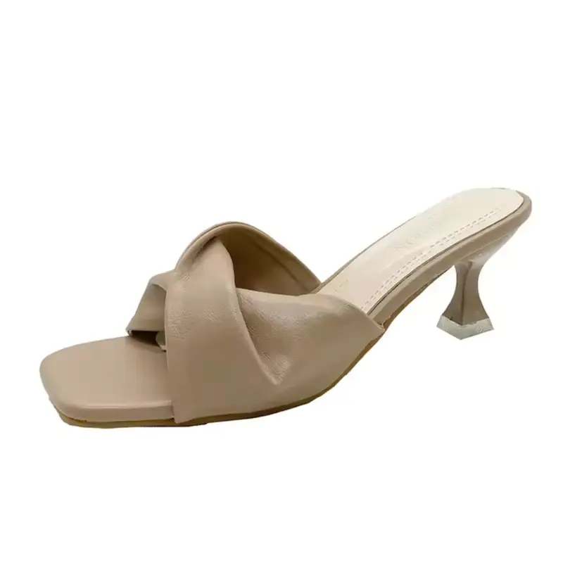 Mules à talons femme design classique