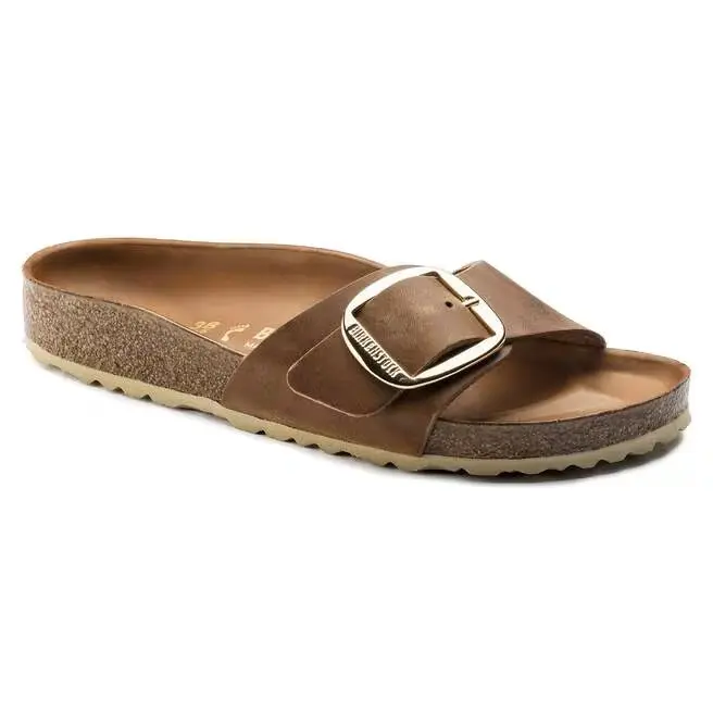 Mules BIRKENSTOCK Femme MADRID BIGBUCKLE cognac